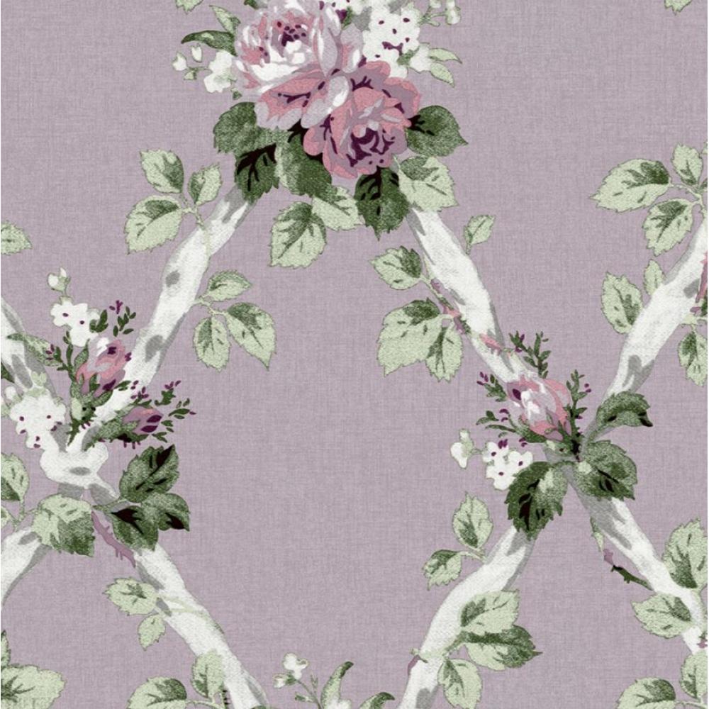 fialovy ruzovy vzor tapeta romanticky vintage domov byvanie vidiecky dom restauracia cukraren zeleny dekor.jpg